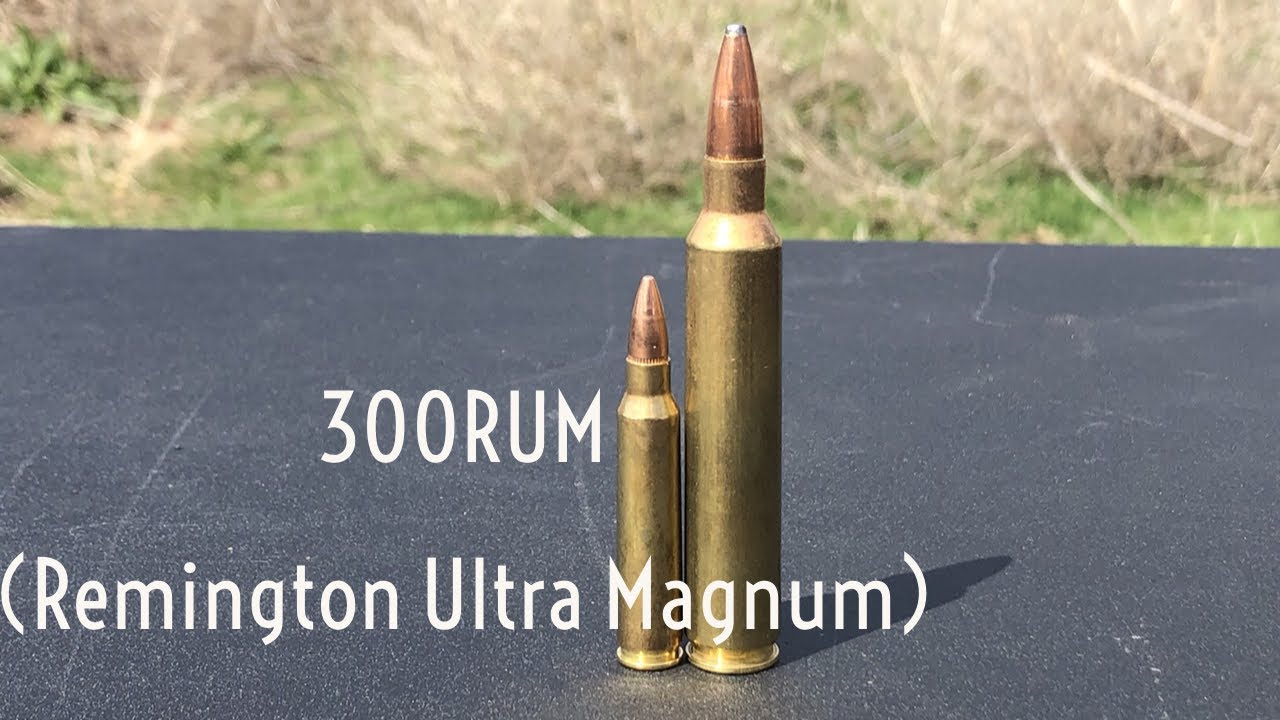 ライフルカートリッジ 300 Remington Ultra Magnum なんぞや